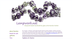 Desktop Screenshot of lampwork.net